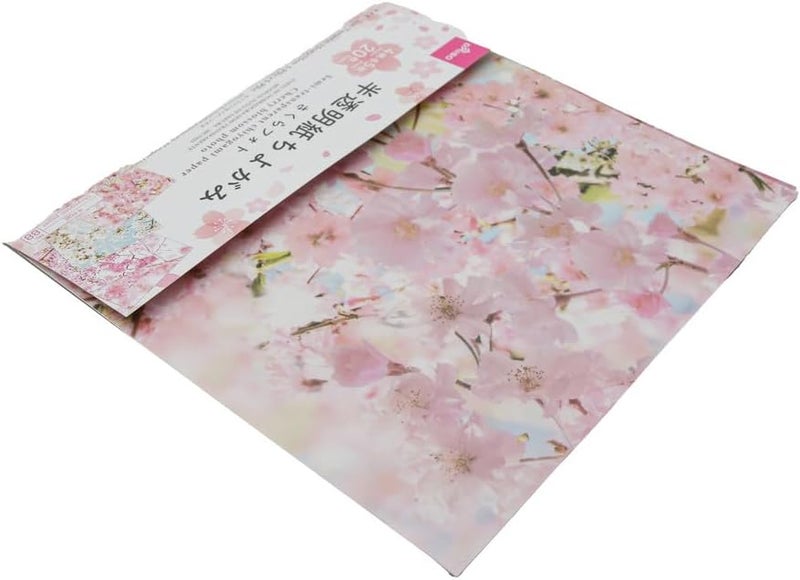 Daiso Semi-Transparent Chiyogami Paper - Japanese Pattern Craft Paper for DIY & Origami - Image 3
